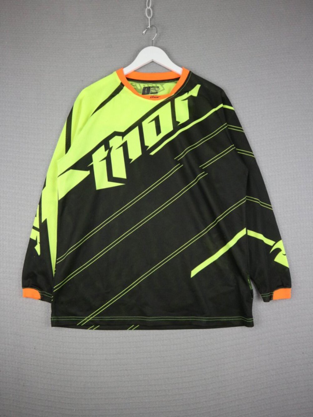 Thor Motocross Menswear Jersey Large Yellow Black Orange Racing